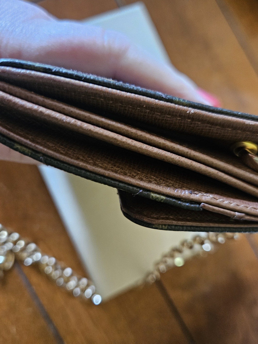 Louis Vuitton Monogram Sarah Etoile Wallet With Added Chain - Picture 4 of 12